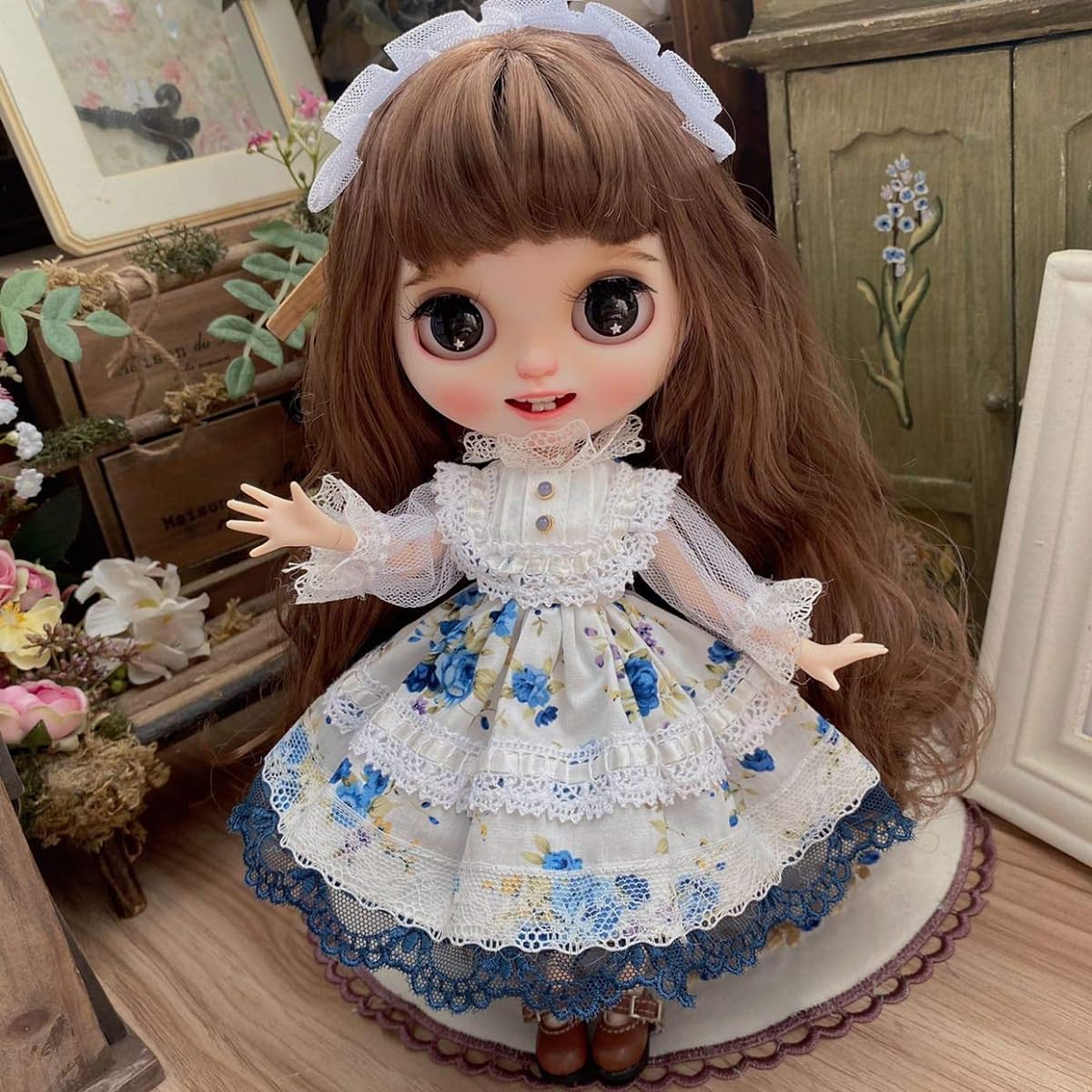 Leoglint Blythe Clothes Doll Clothes Doll Outfit 1/6 Scale blythe ICY Sunny Licca azone ob24 ob22 Doll Clothes Outfit Ball Jointed Doll Clothes Neo Blythe Outfit No Doll