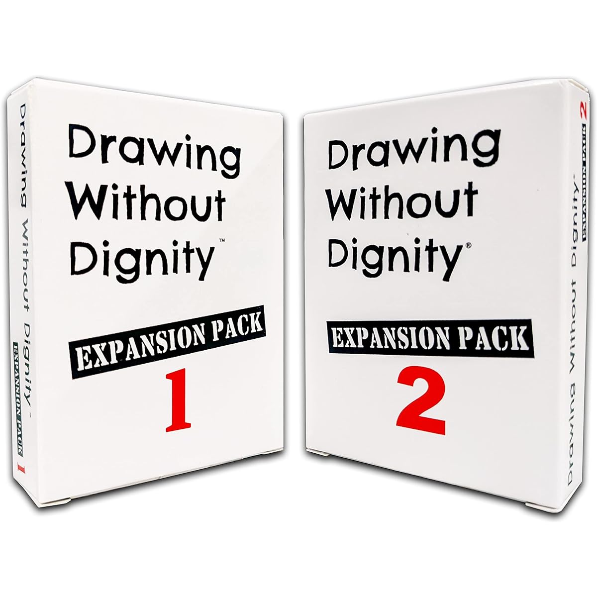 Drawing Without Dignity: Expansion Pack 1 & 2 | The Twisted Funny Adult Party Game Version of the Classic Drawing Game