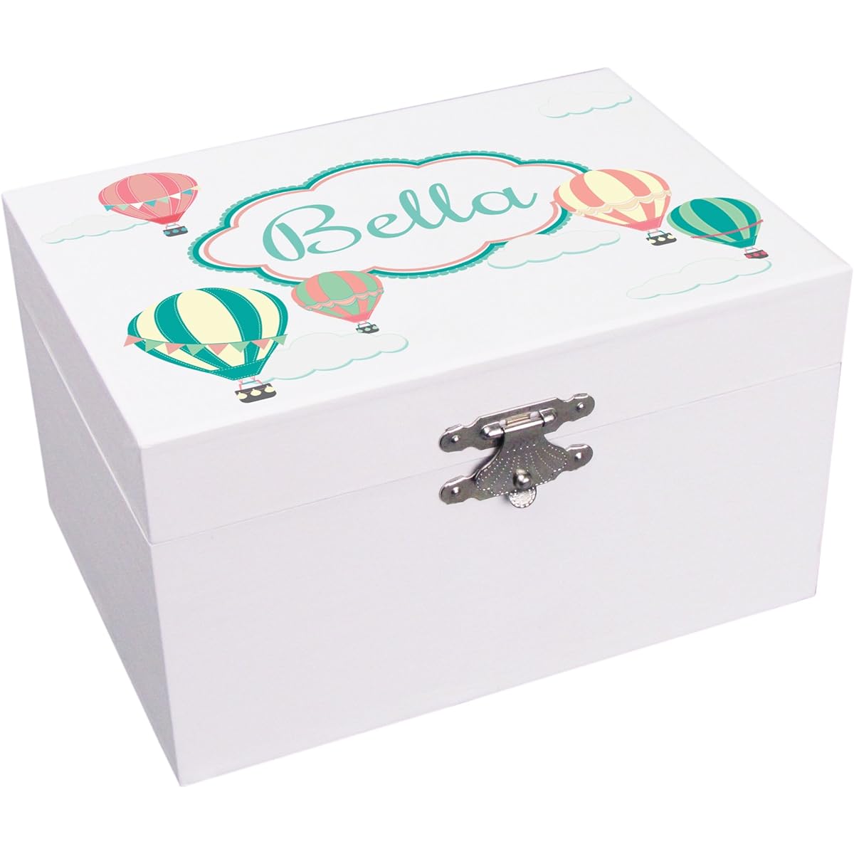 Hot Air Balloon Ballerina Musical Jewelry Box Ballerina Musical Plays "It's a Small World"