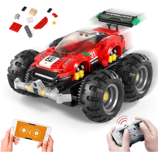 Teensmagic STEM Projects Toys RC Building Car for Kids 7-9 Years Old 8-12 Years Old Remote Control Monster Truck for Boys and Girls, Great Christmas or Birthday Gift