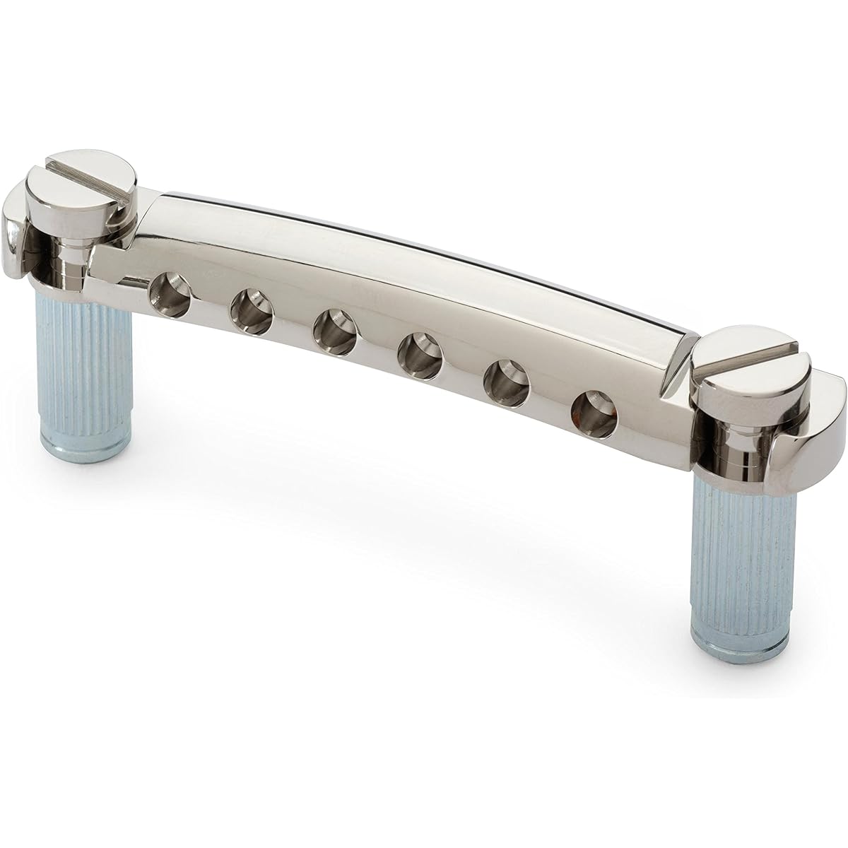 Gotoh Aluminum "Stop" Tailpiece US 5/16-24 Nickel with Mounting Studs