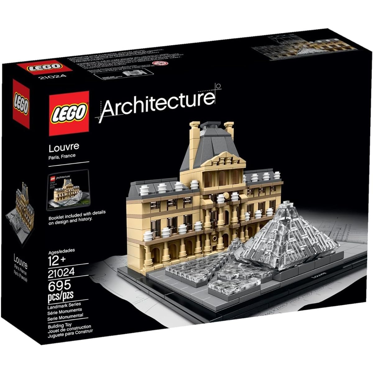 LEGO Architecture 21024 Louvre Building Kit