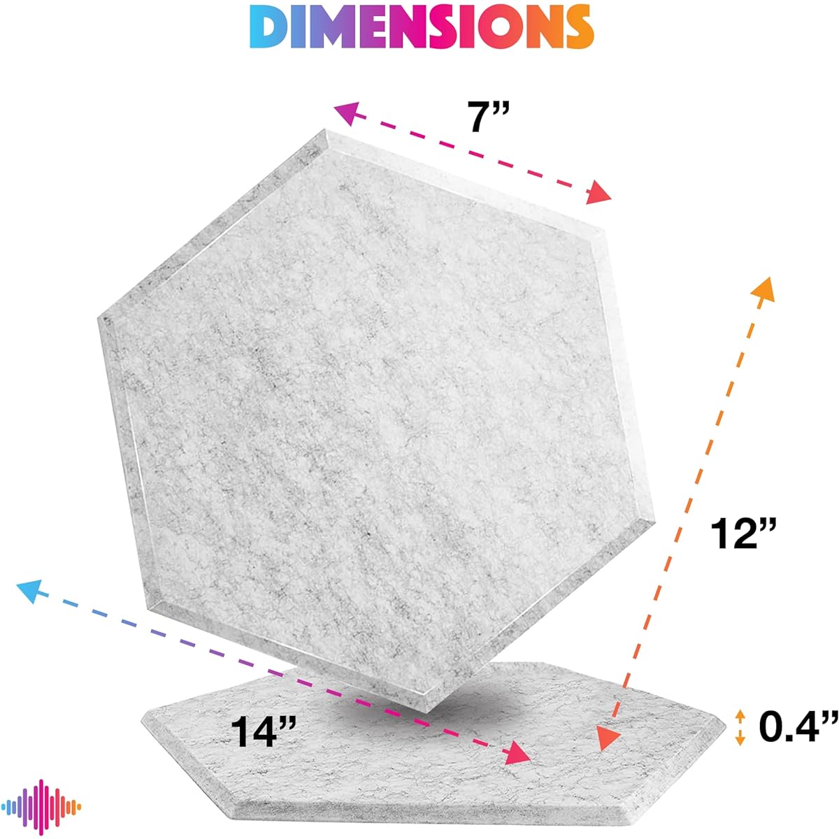 Sound absorbing material: extra thick urethane foam
