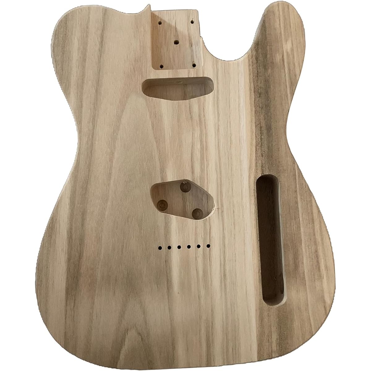 Hollow Sanded Unfinished Handcraft Electric Guitar Maple Wood Body Barrel T Style DIY Electric Guitar Body Guitar Body