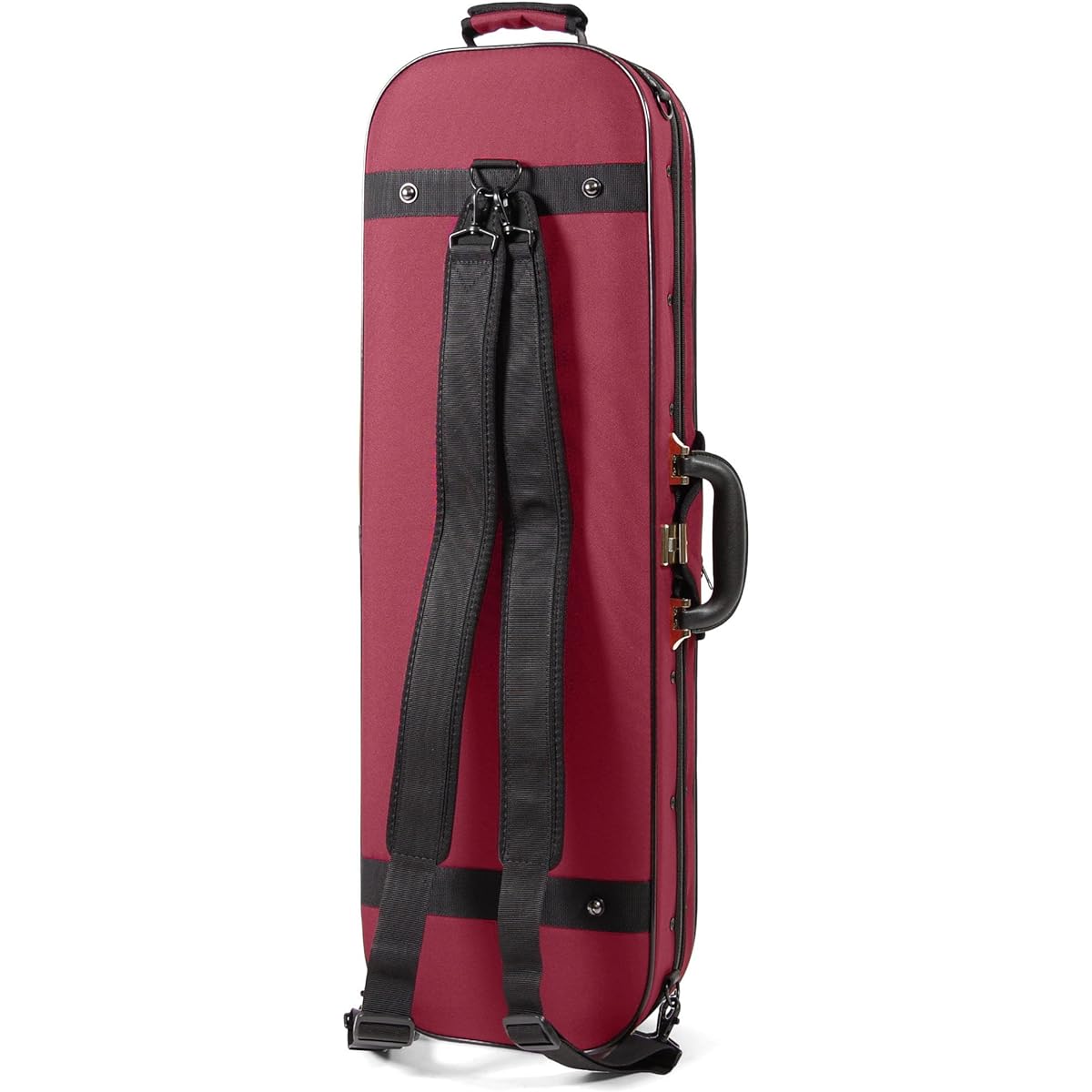 Super Light Oblong Violin Case (Square Type) Burgundy
