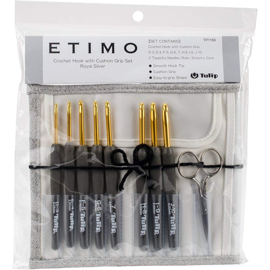 Tulip Etimo Crochet Hook Set - 6 pieces - (Parallel import goods)