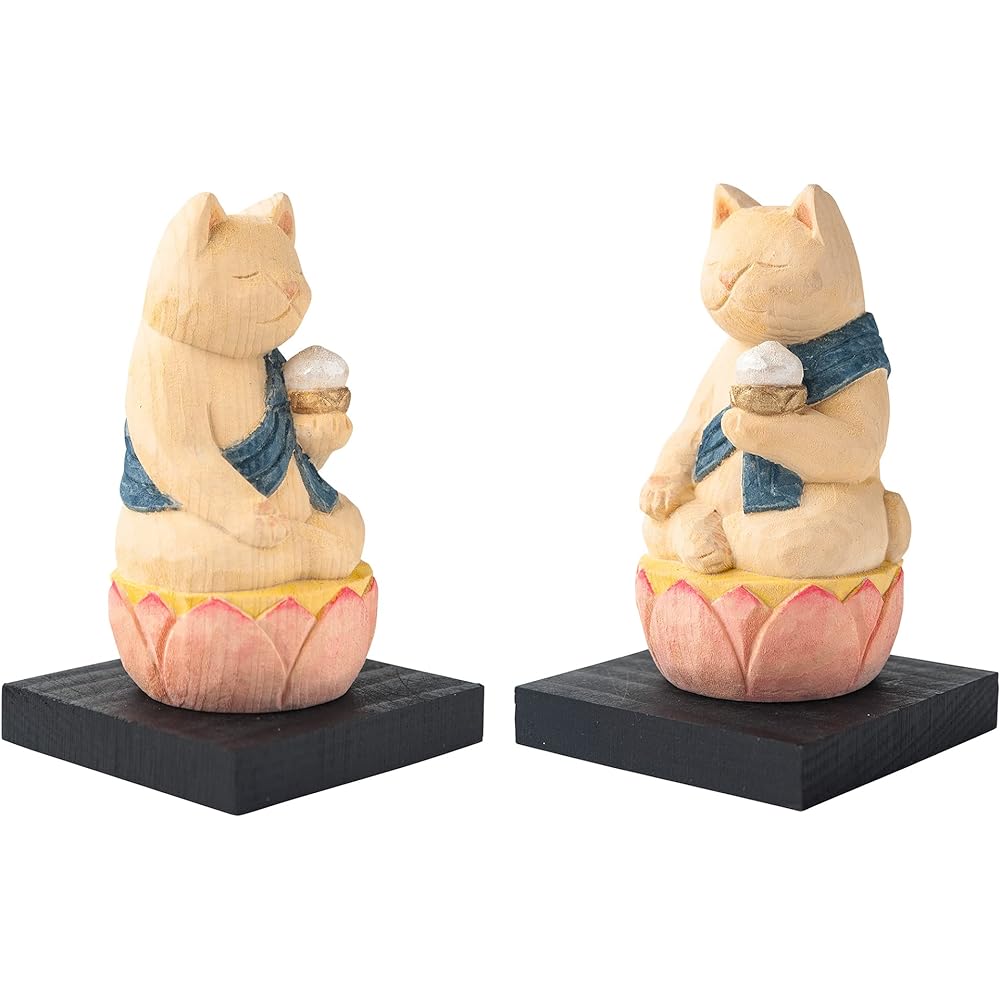 Cat Buddha Kokuzo Bodhisattva (Guardian principal image of the year of the Ox and Tiger) Buddha shop Sakai prototype supervision_Twelve Zodiac guardian principal image Beckoning cat Maneki cat Ornament (NB8 Kokuuzou)