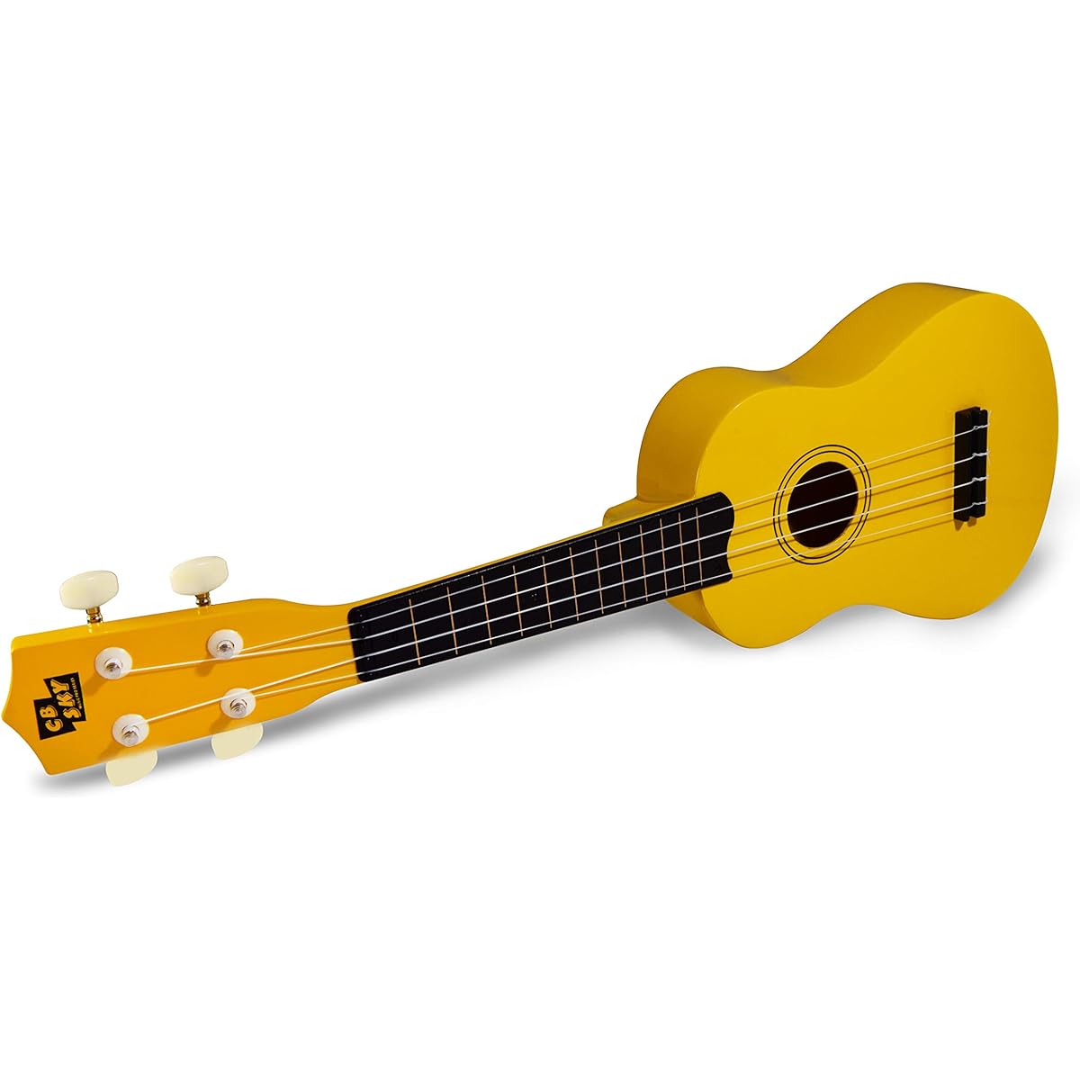 CB SKY Soprano Ukulele 21 inches/53cm for children, beginners, students (yellow)