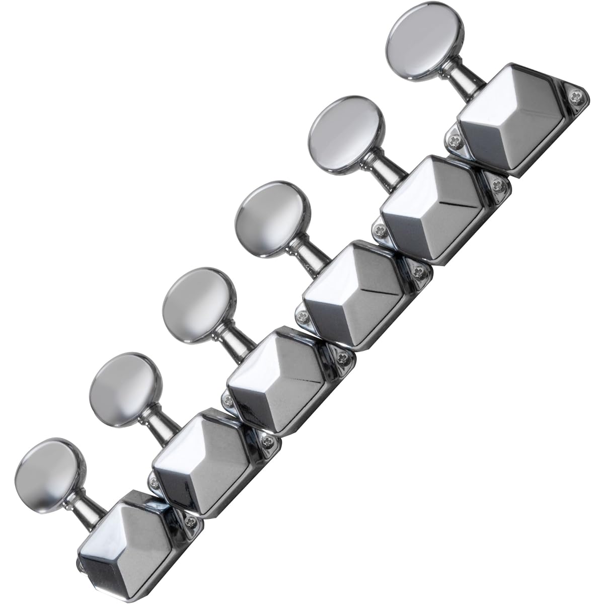 Golden Age Economy Cover Gear 6 Inline Tuner Chrome