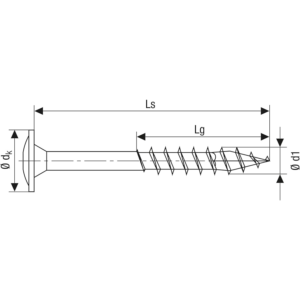 SPAX WIROX washer screw 6.0×100 (100 pieces) 0251010601005
