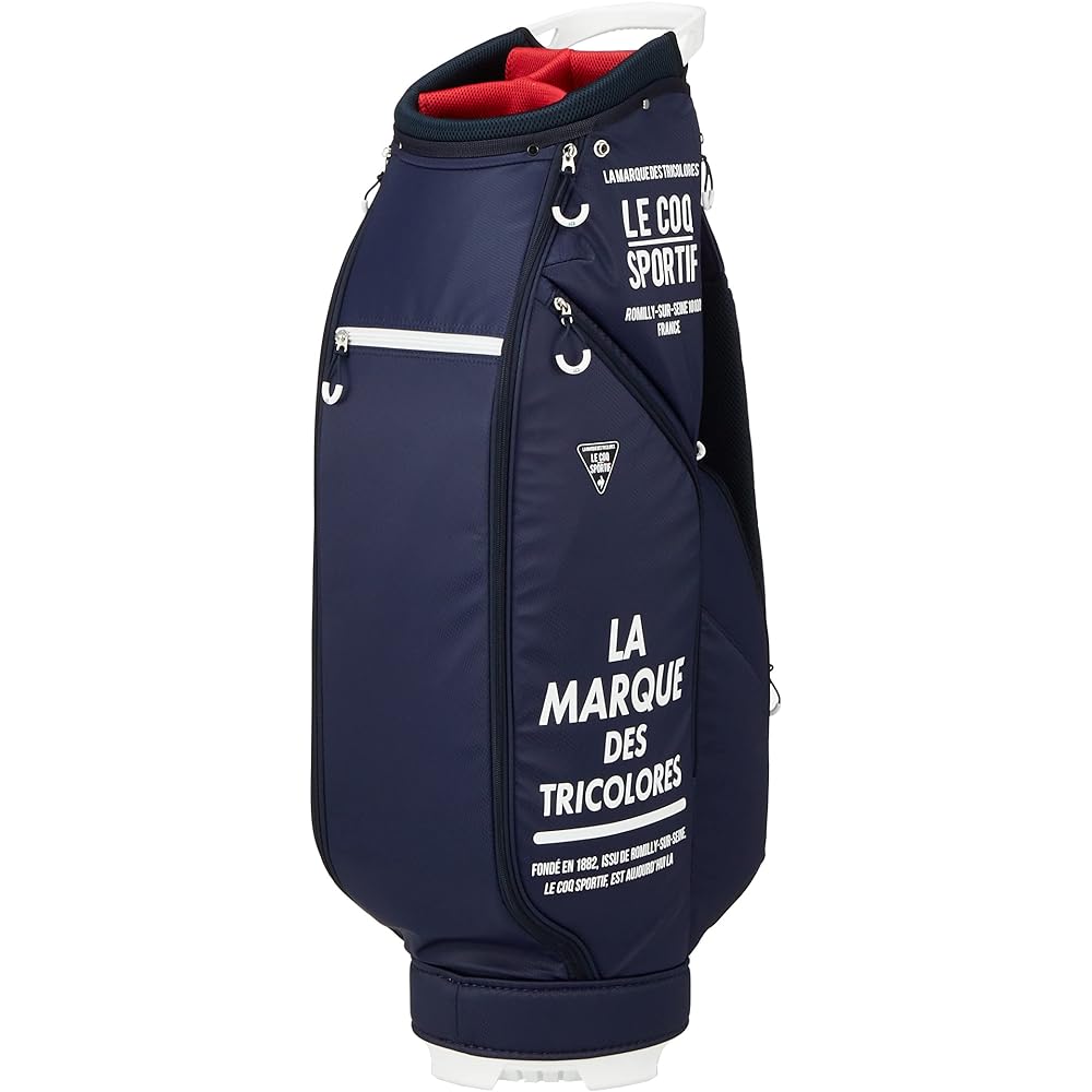[Le Coq Sportif] Caddy Bag, Lightweight, 2.8 kg, 9 Type, 4 Divisions, Compatible with 47 Inches, Golf QQBVJJ02 Men's