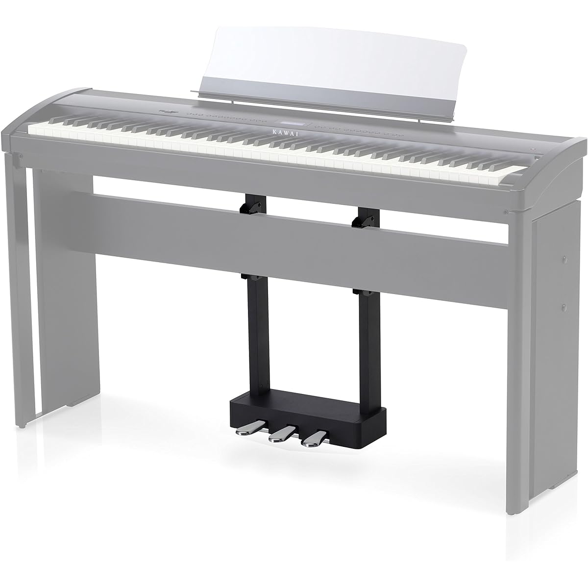 Kawai F301 Triple Pedal Lyre for ES8 Gloss Black