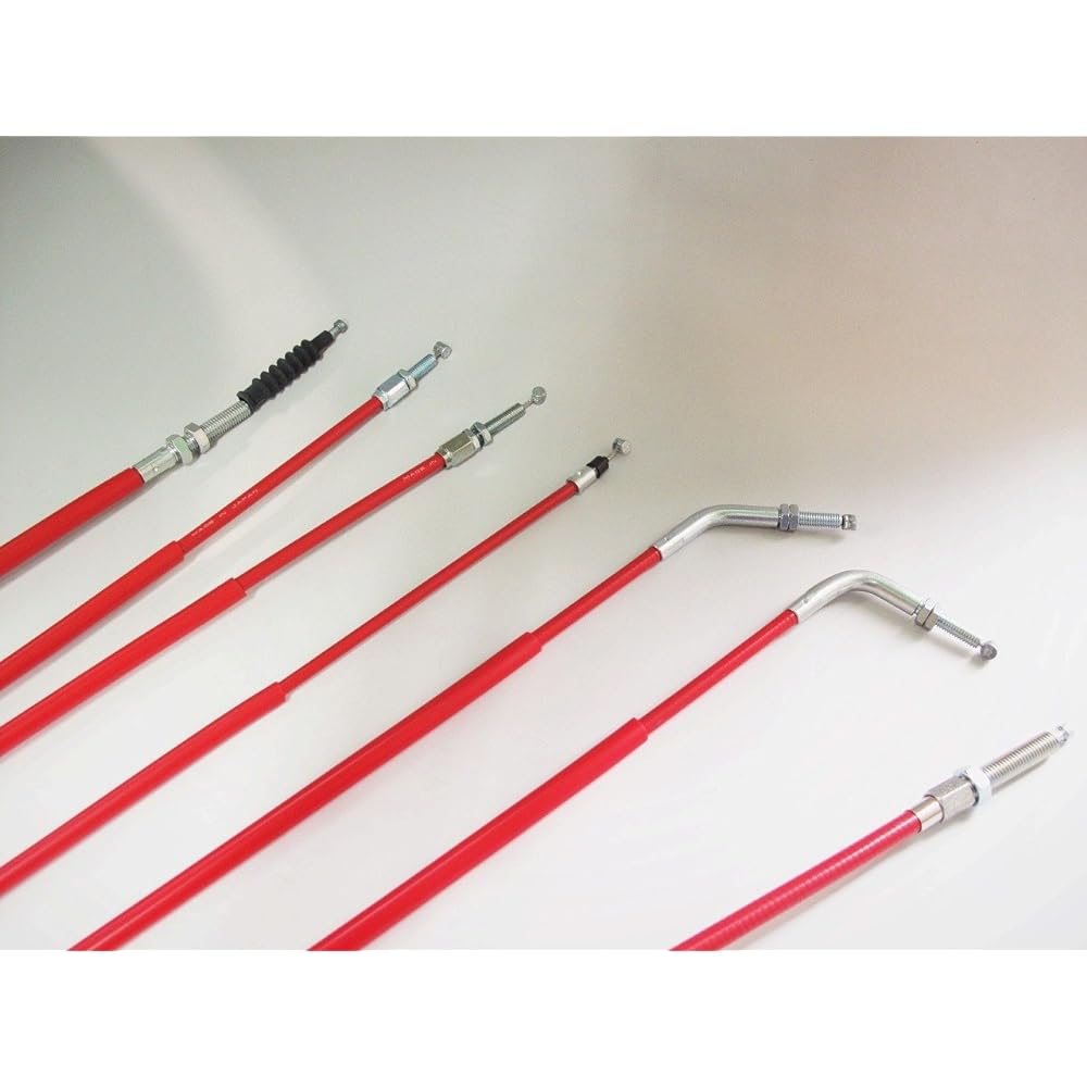 Red 100mm long accelerator throttle wire YZF-R1 09-14 14B 1KB 2SG 7th generation crossplane type crankshaft