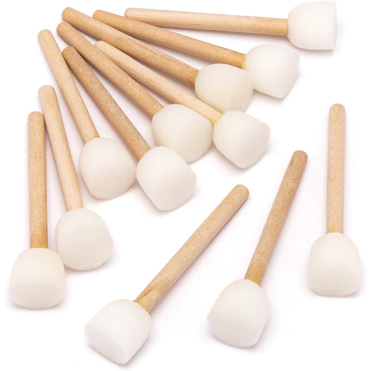 Baker Ross Mini Sponge Dabbers (12 Pack) for Painting/Stamping/Dab