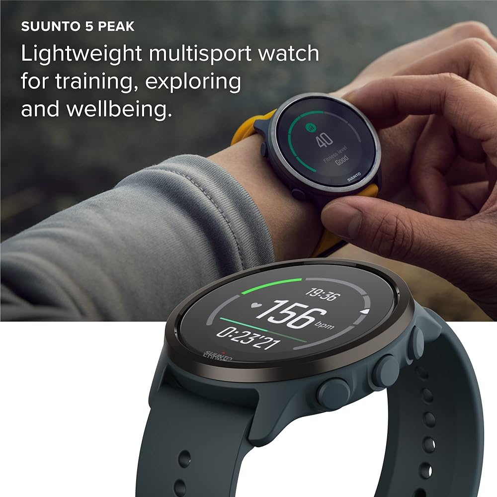 [Parallel Import] SUUNTO 5 Peak Compact GPS Sports Watch with Long Battery Life and Route Navigation