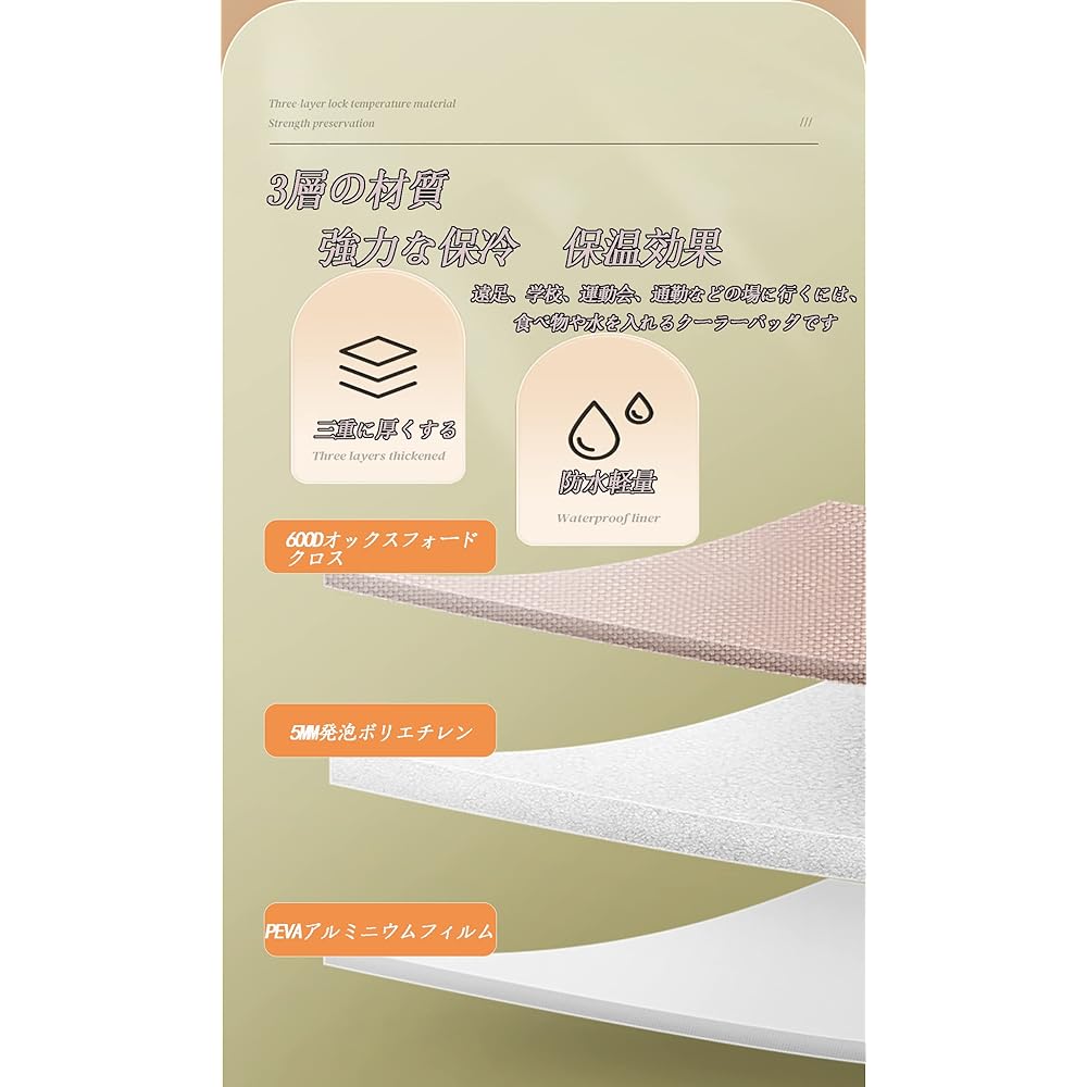 WYMECT Cooler Bag, Cold Insulation/Thermal Bag, Lunch Box, Large Capacity 30L, Waterproof, Lightweight, Can Be Used as Handbag and Shoulder Bag, Sports Day/BBQ/Picnic/Camping/School/Commuting/Skiing, etc.