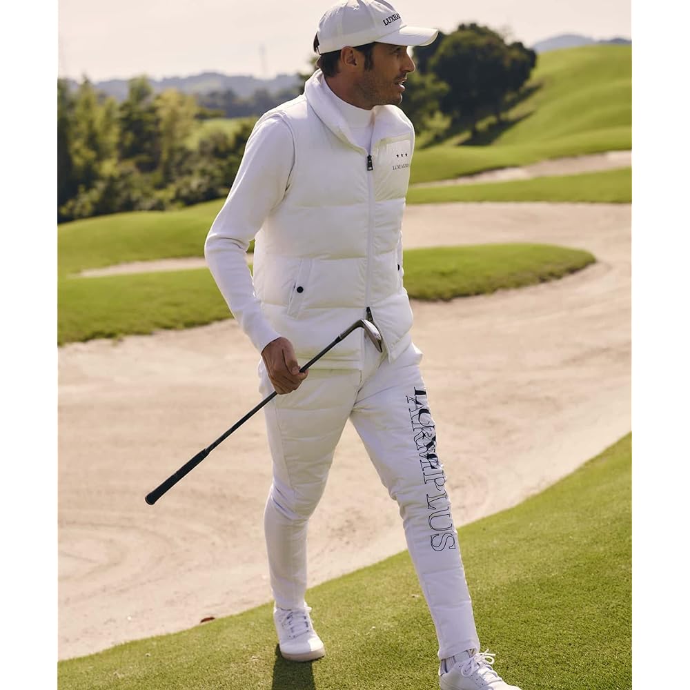 [Luxe KM Plus] Padded Vest Golf Back Logo Padded Vest Men's