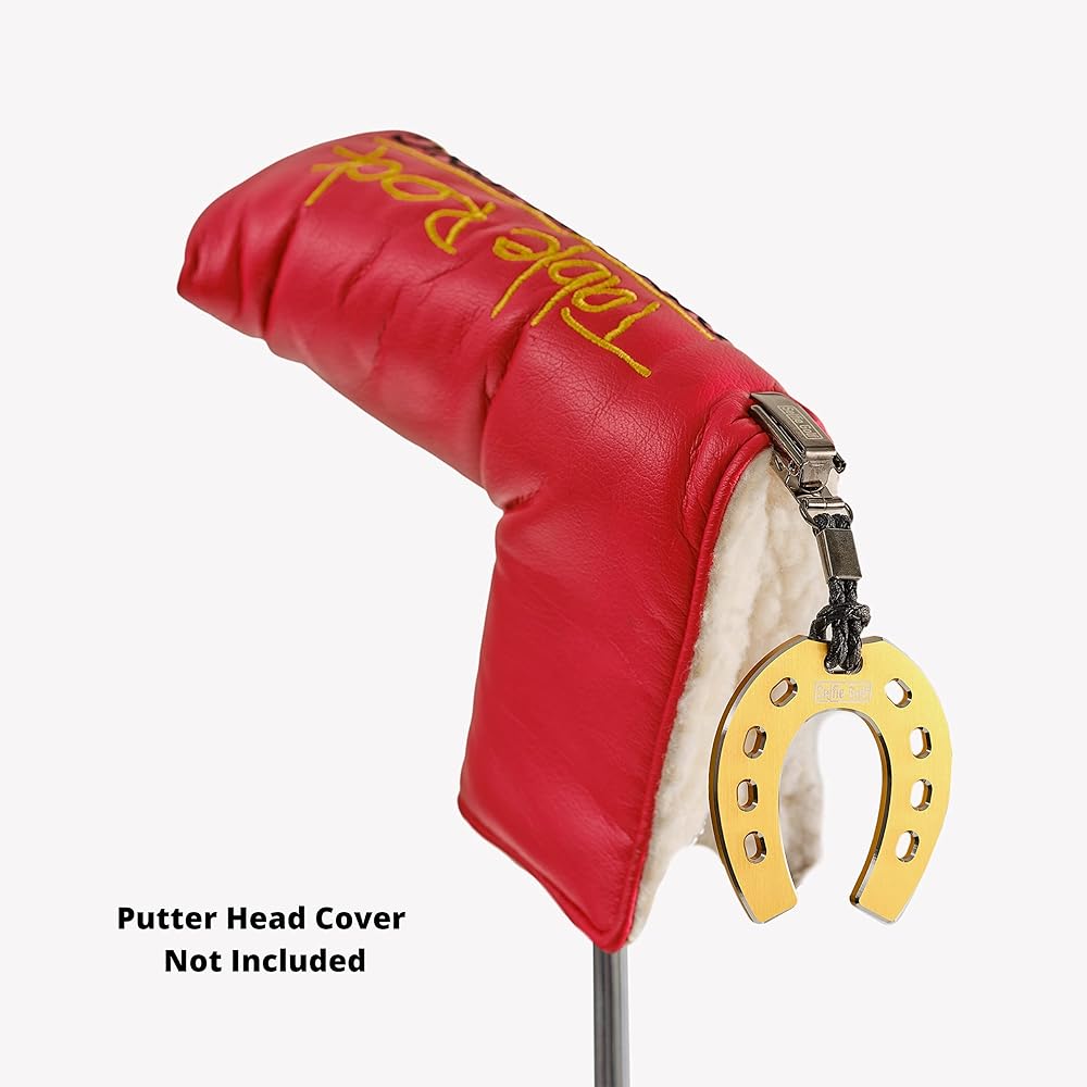 SelfieTotem Golf Accessories, Head Cover Storage, Lost Prevention, Clip Type, Easy to Operate, Compact, Safety Goods, Putting Practice, Lucky Item, Present