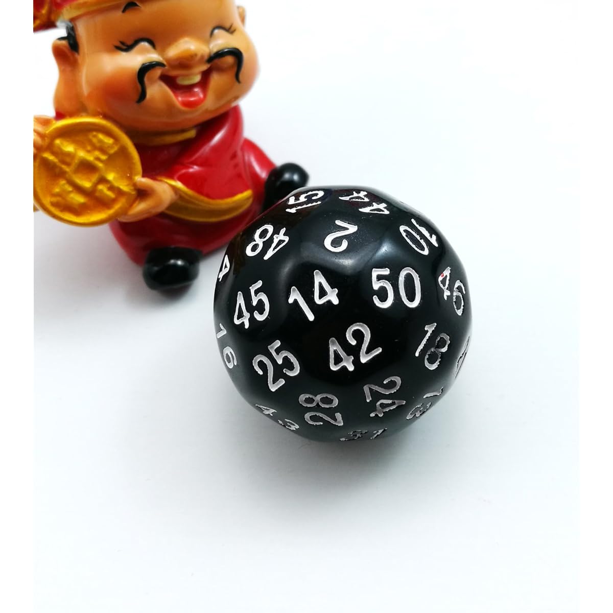 Complete Polyhedral Dice Set of 12pcs D3-D60 New Style 60 Sides and 50 Sides RPG Dice Set Opaque Black D3 D4 D6 D8 D10