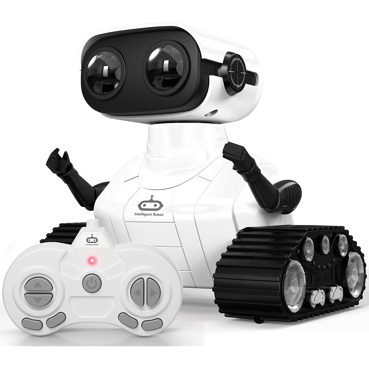Robot Toy Remote Control Robot Toy Music LED Eyes Singing Dancing Rechargeable Remote Control Robot for 3 4 5 6 7 8 Years Old Boys Girls White