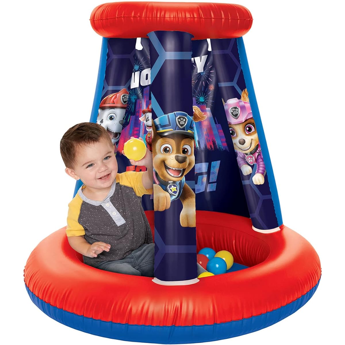 Paw Patrol Movie Ball Pit with 15 Soft Flex Balls Playland