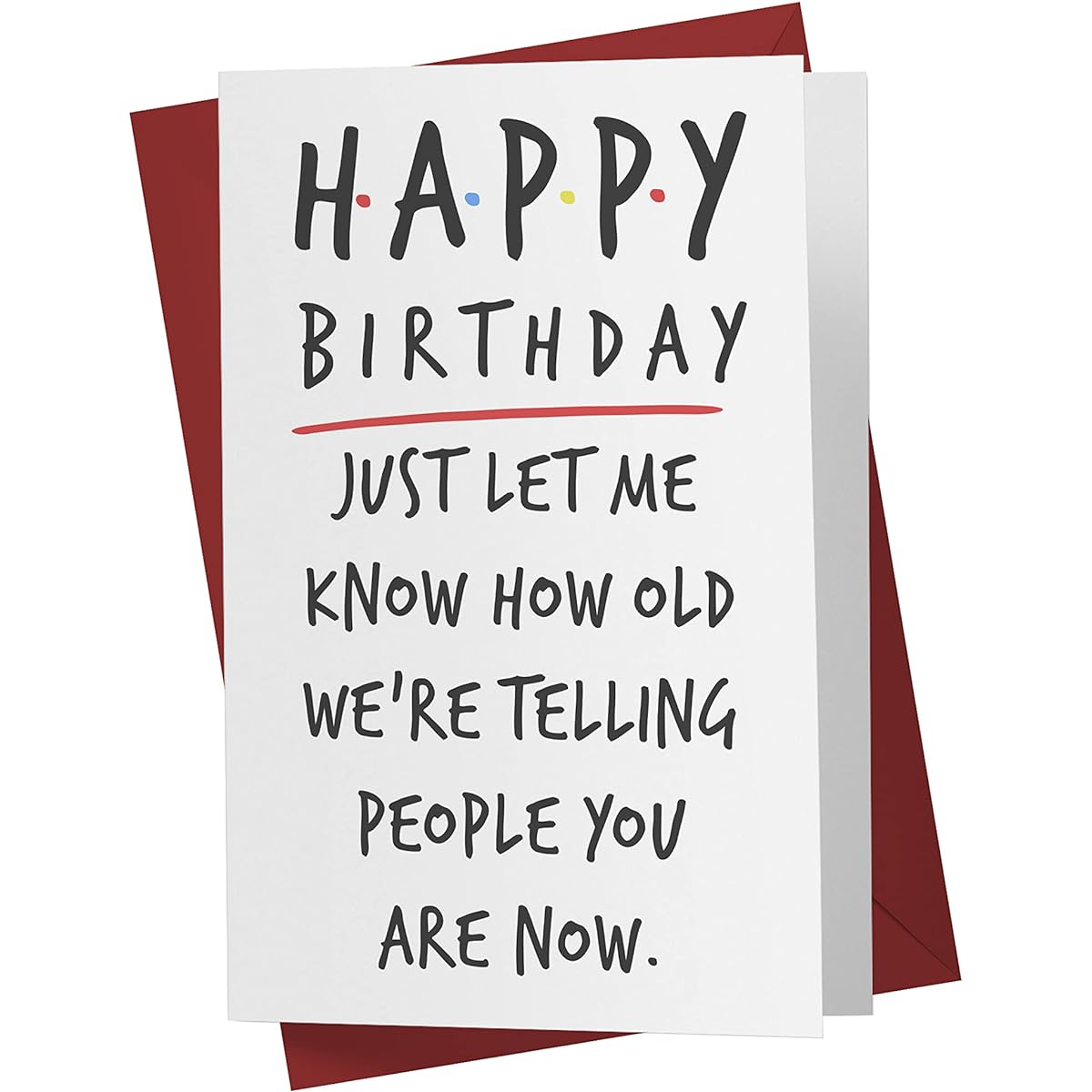 Funny Birthday Cards for Him and Her - Witty Mom Dad Anniversary Cards - Perfect Cards for Son Daughter - Birthday Cards for Sister Brother Friend - Karto - You Are Now Full