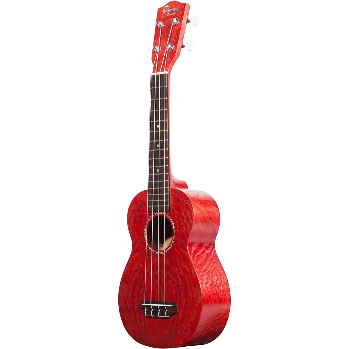 Ohana Ukuleles Soprano Small Ukulele Red O'Nina RD