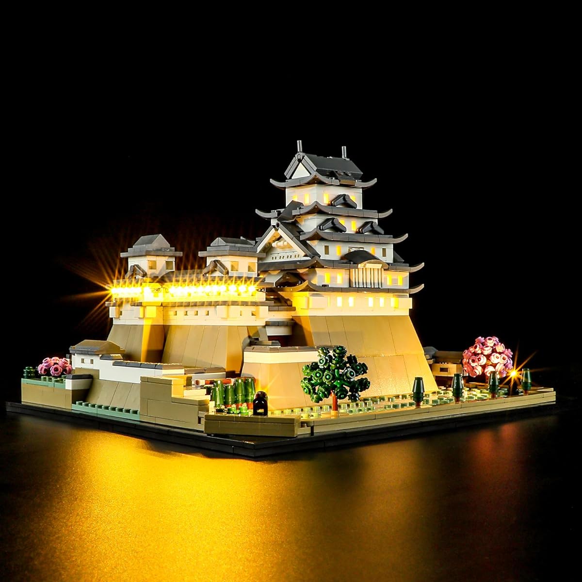BRIKSMAX LED Lighting Kit for LEGO 21060 Himeji Castle - Compatible with LEGO Architectural Building Sets - LEGO Sets Not Included