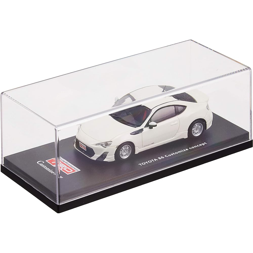 LA-X 1/43 Toyota 86 TRD Customized Concept Satin White Pearl Finished Product