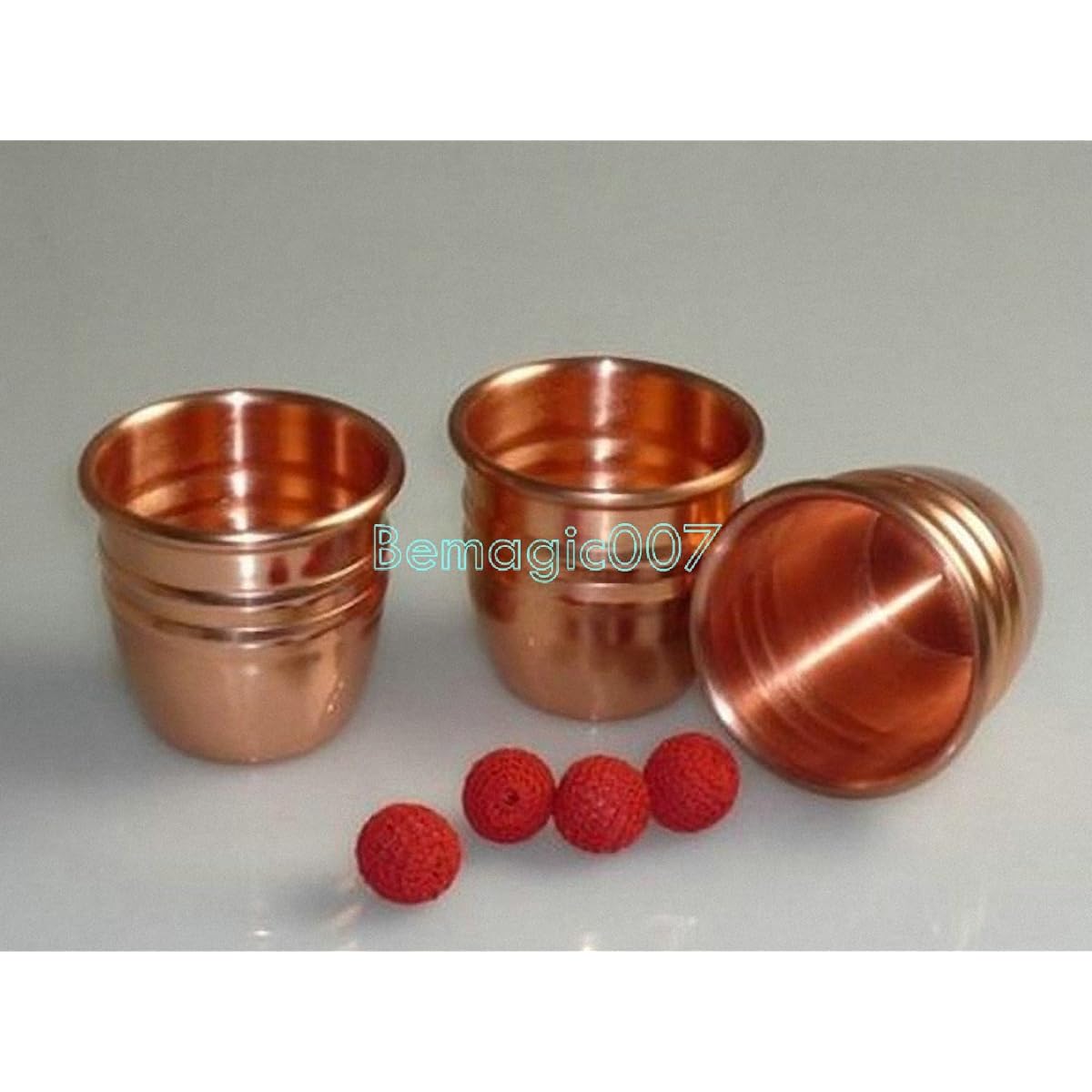Brass (Copper) Cups and Balls / Card Trick Magic