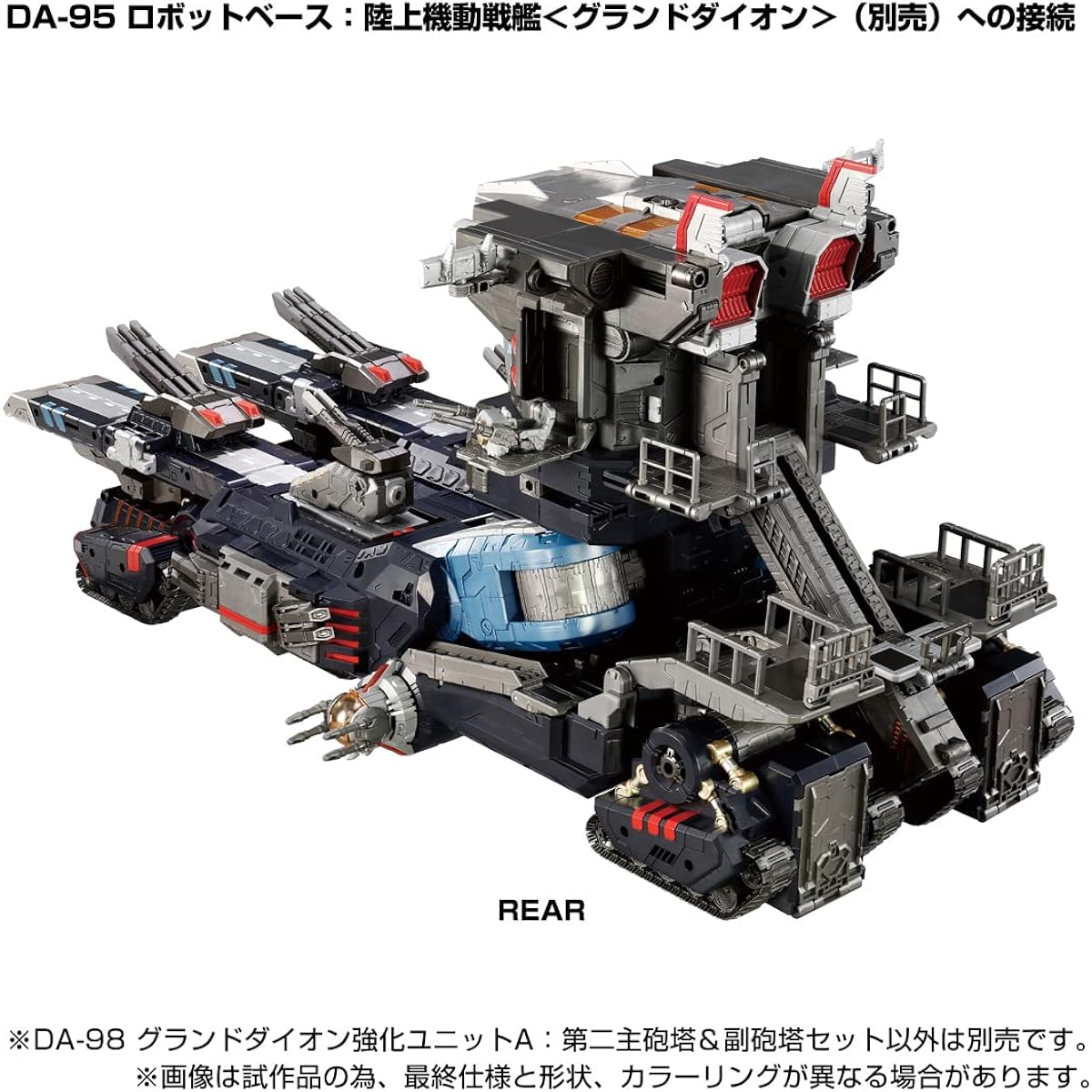 TAKARA TOMY Diaclone DA-98 Grand Dion Reinforced Unit A: Second Main Turret & Secondary Turret Set
