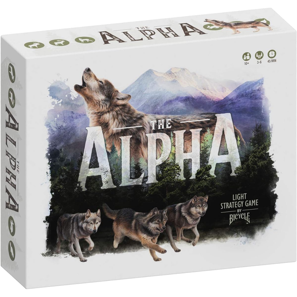 Bicycle The Alpha - A Light Strategy Game for Adults and Families Ages 10+ Grey
