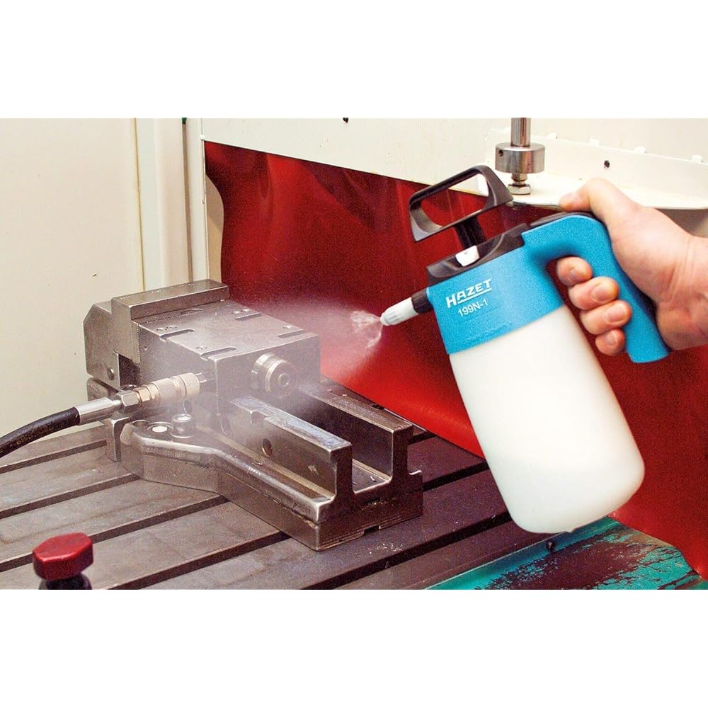 HAZET Spray Bottle for Surface Disinfection, Pump Type, Encapsulated Pump Mechanism, Chemical Resistance, Capacity 1L [Regular Japanese Import Product] 199N-1