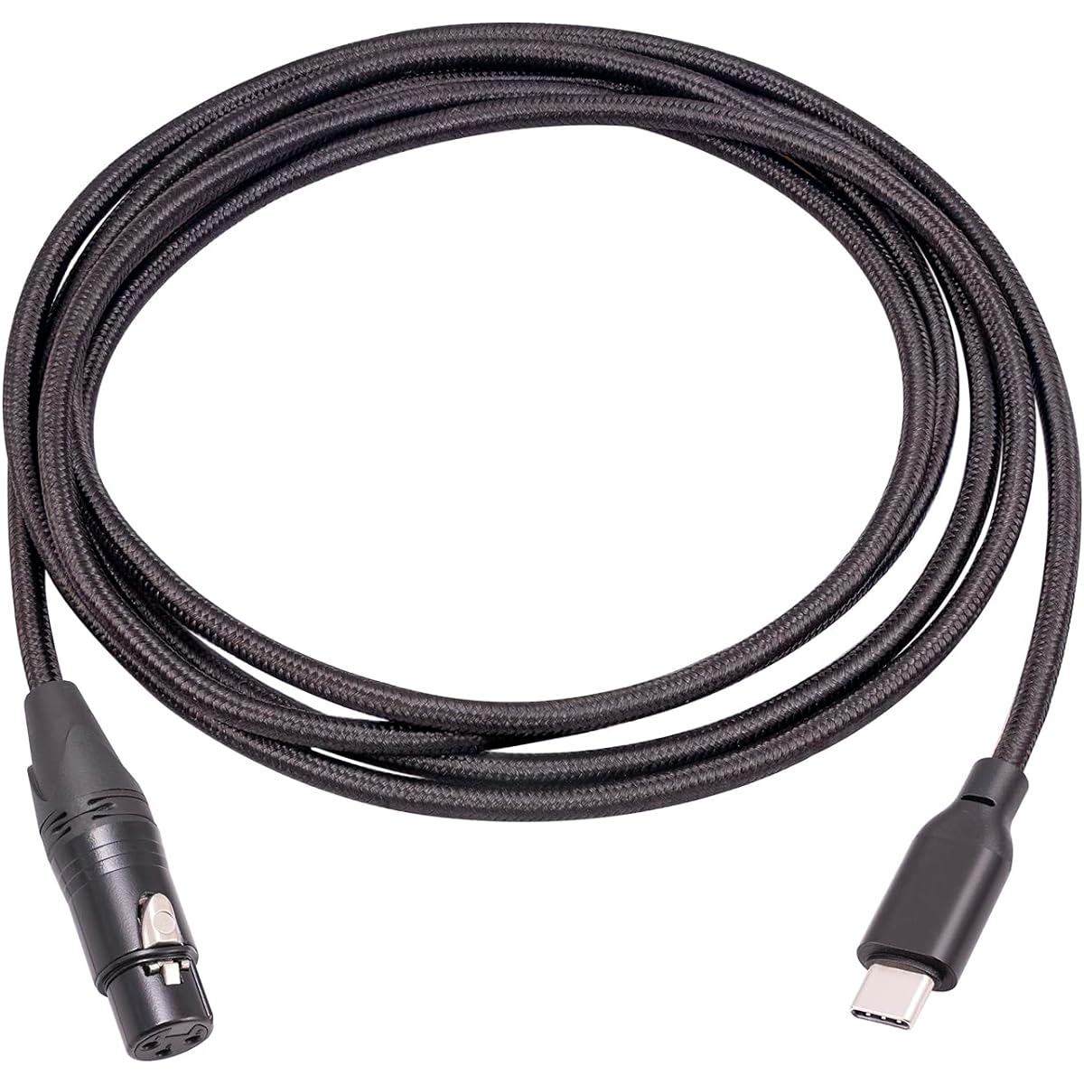 HUALEU 12ft XLR to USB C to XLR Female Microphone Cable