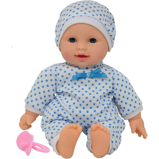 11" Soft Body Boy Baby Doll in Gift Box - Doll Pacifier Included - Toy Doll for Boys and Toddlers