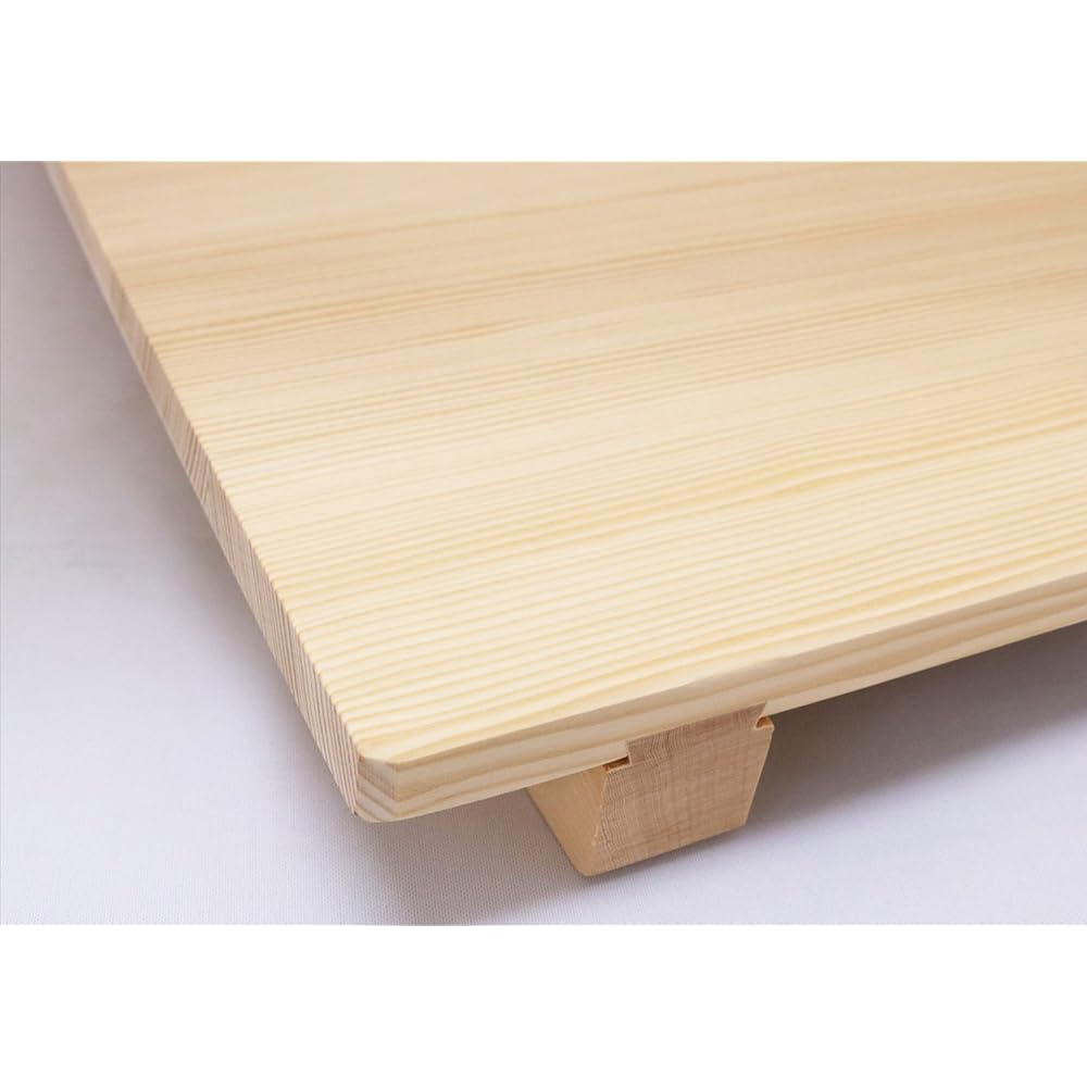 Ichihara Woodworks Rolling Board Soba Noodles with Feet 75 x 53cm 4971421092119