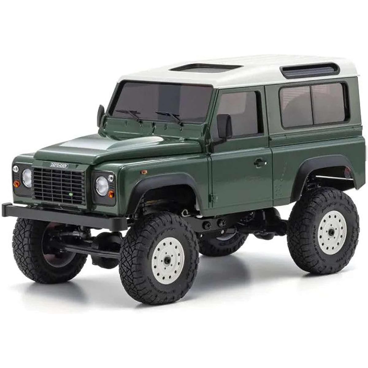 Kyosho Kyoso Radio Control Electric Crawling Car MINI-Z 4x4 Series Ready Set Land Rover Defender 90 Coniston Green 32529GR