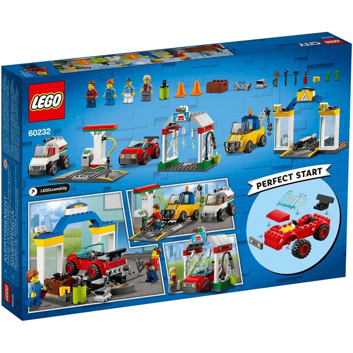 LEGO City Gas Station with 3 Cars 60232