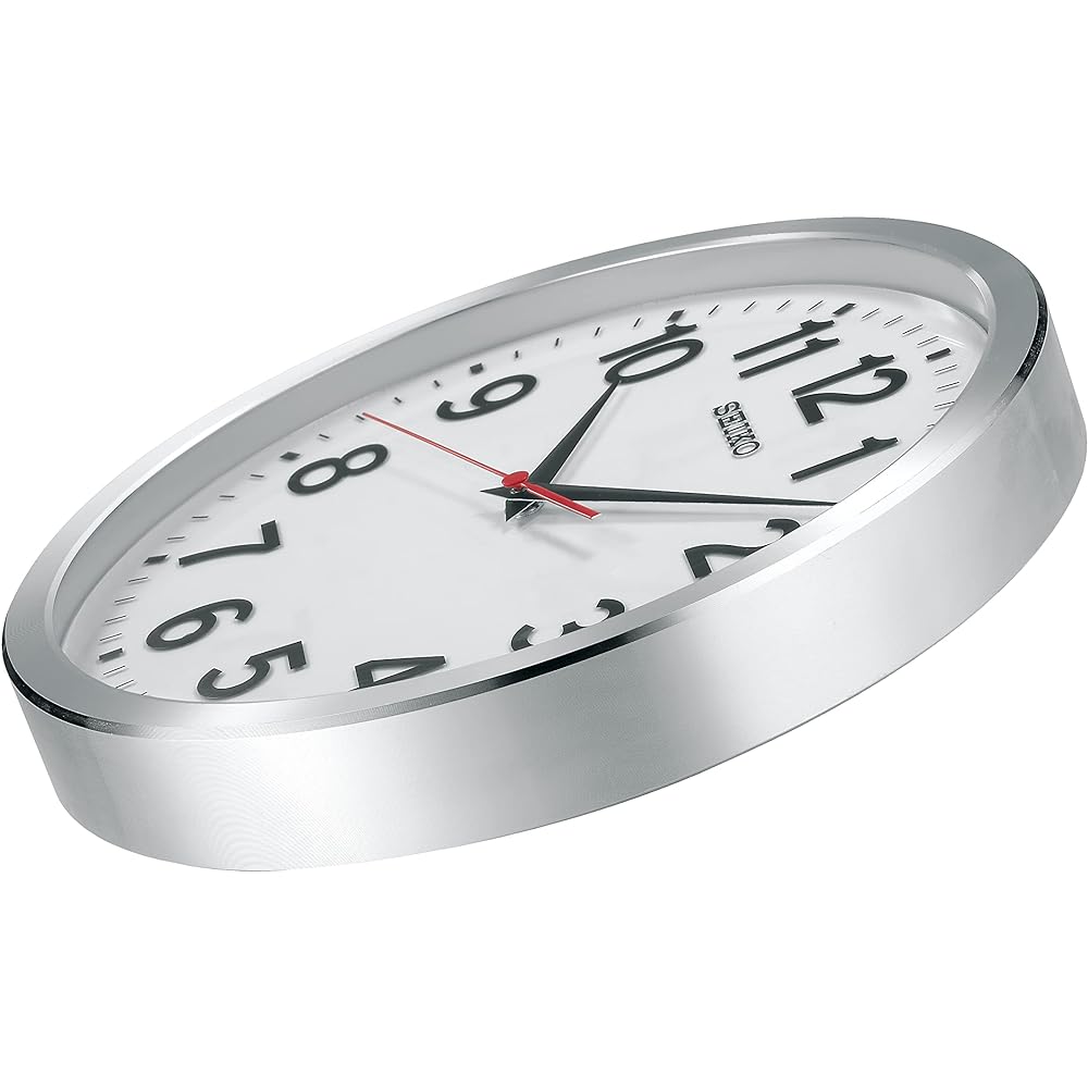 Seiko Clock Wall Clock Radio Analog Metal Frame KX227S