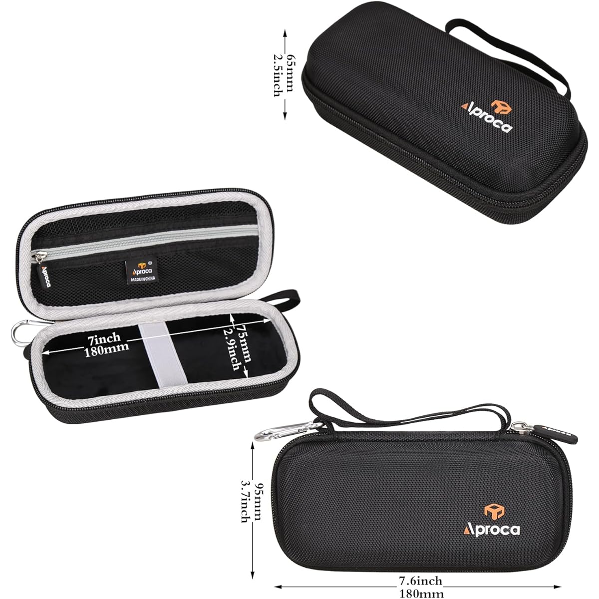 Aproca Hard Storage Travel Case for Zoom H4N PRO Digital Multitrack Recorder