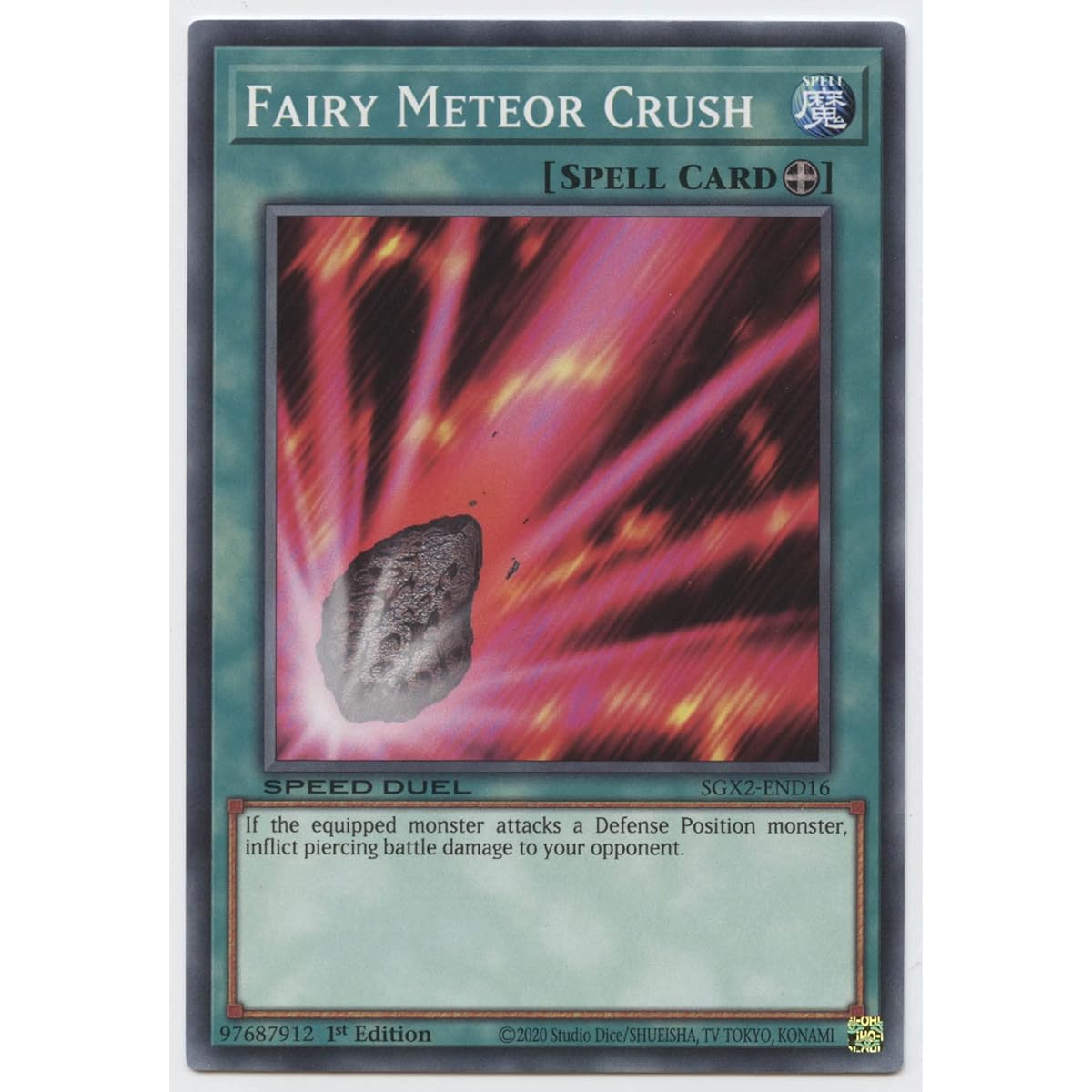 Fairy Meteor Crash - SGX2-END16 - Common - First Edition