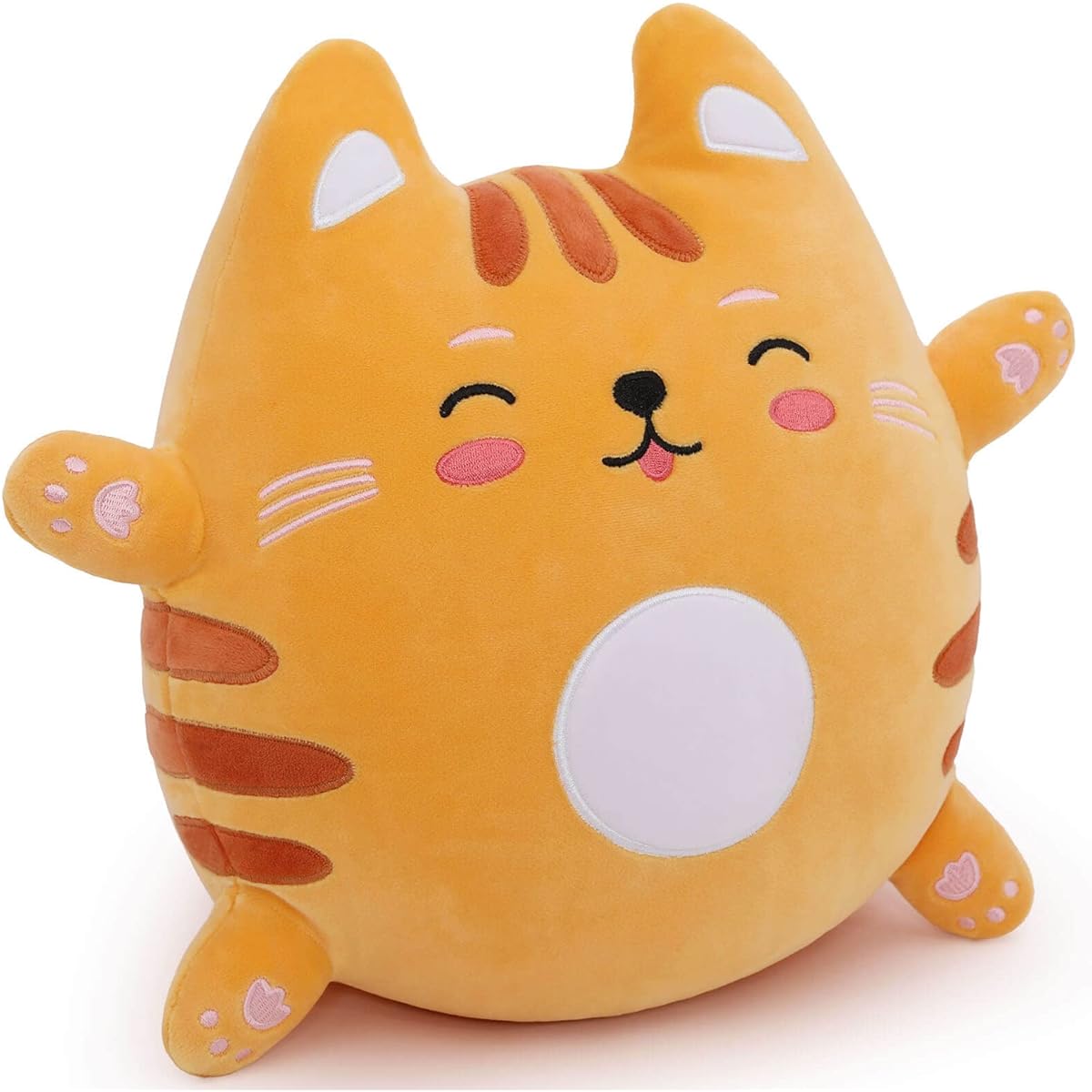 cat plush toy cute stuffed toy 12 inch cute stuffed toy orange fat cat stuffed toy kitty pillow cute stuffed toy