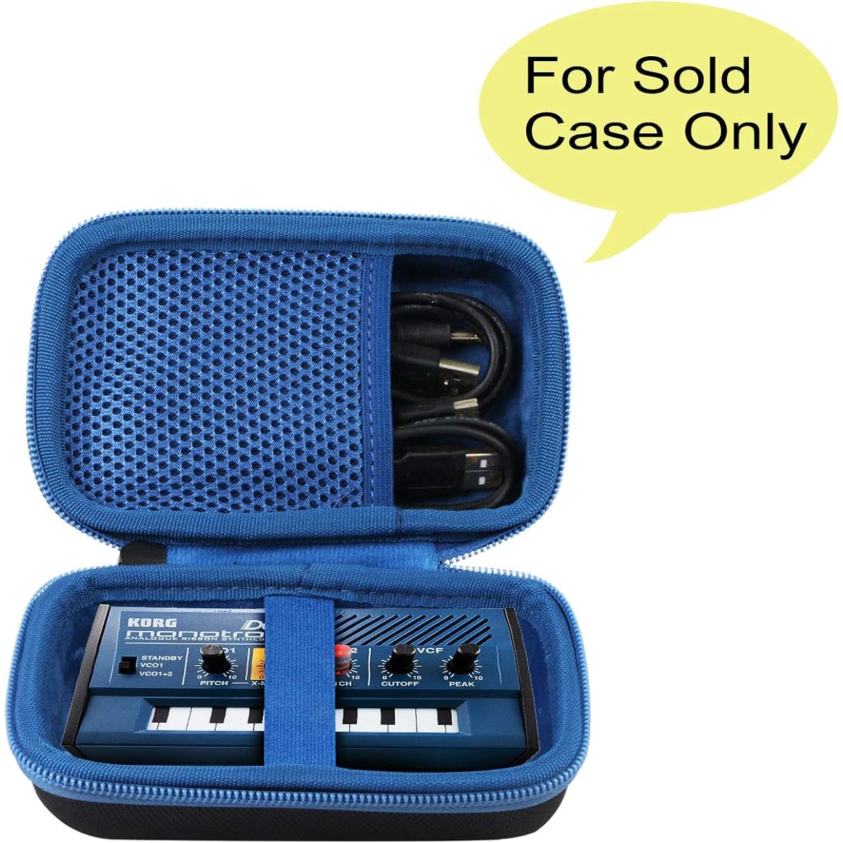 Co2CREA Hard Case Replacement for Korg Monotron Delay Duo Analog Ribbon Synthesizer