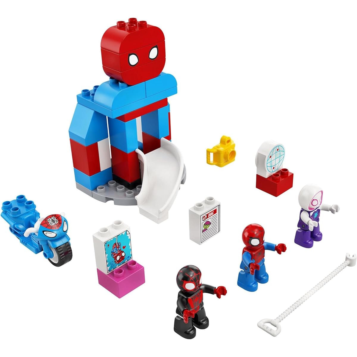 LEGO Duplo Spider-Man's Secret Hideout 10940 Toy Superhero American Comic Sentai Hero Boys Girls Ages 2 and up