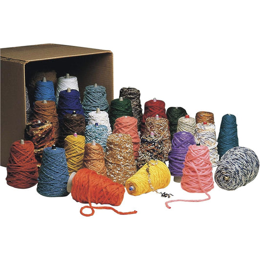 Creativity Street Yarn Value Box Assorted Colors Assorted Sizes 10 lbs