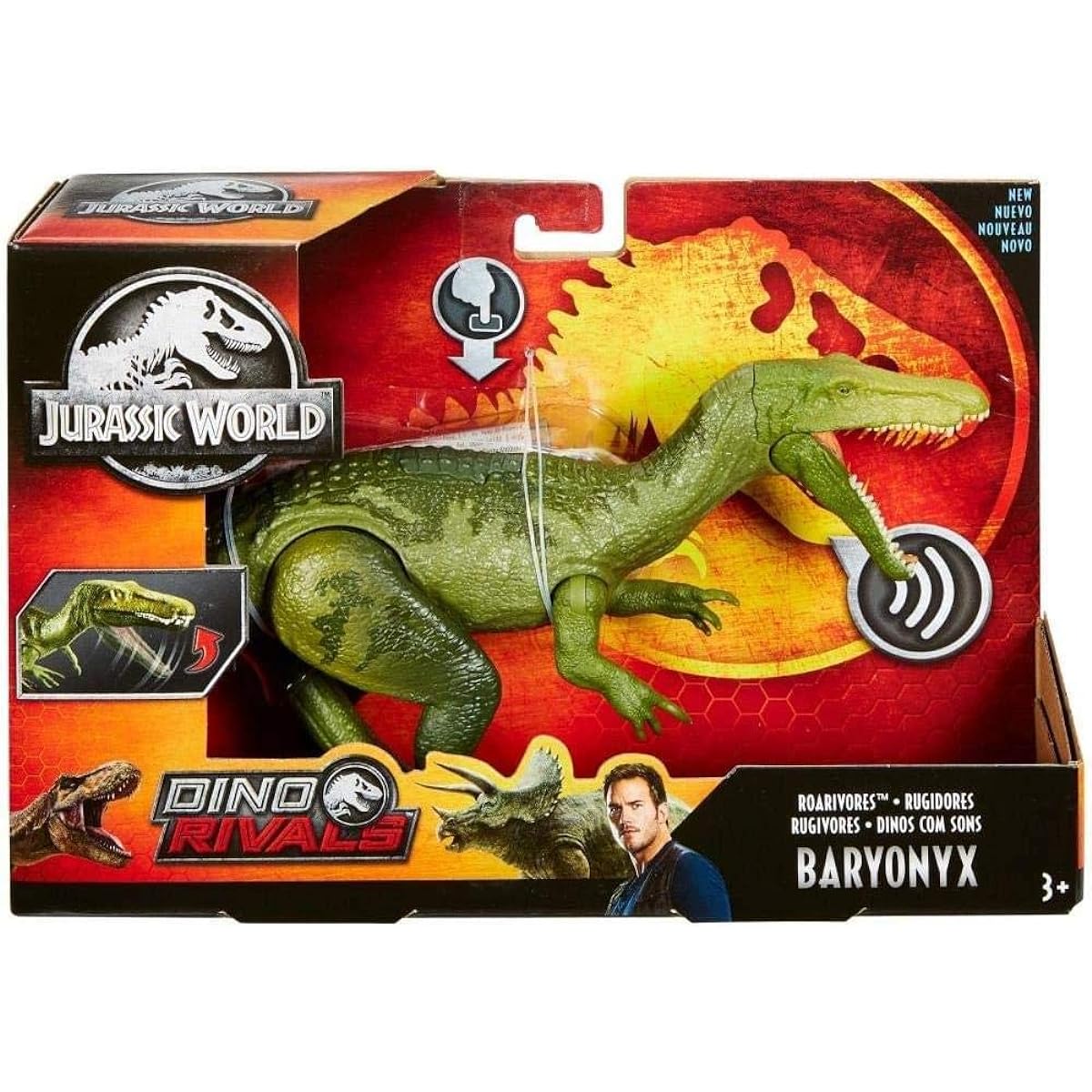 (Mattel) Jurassic World Dino Rivals Action Figure: Baryonyx