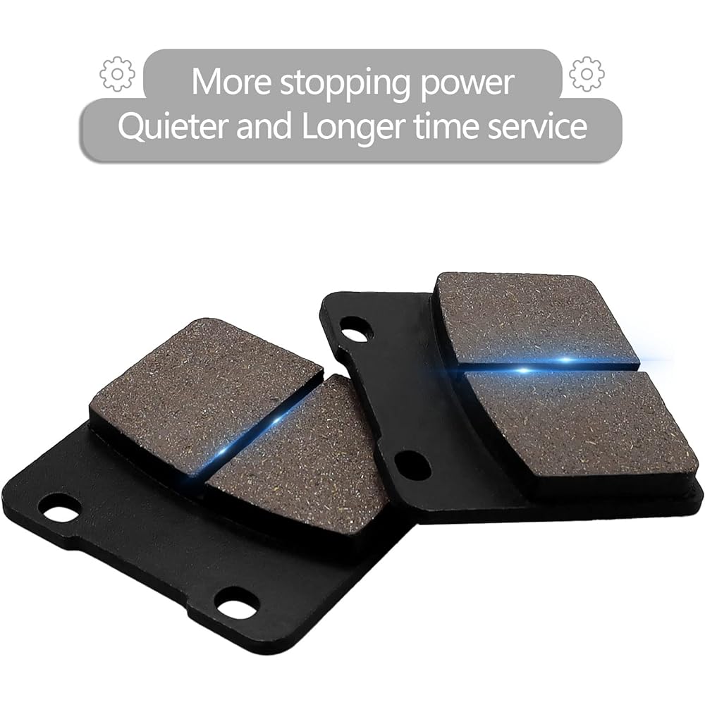 SOLLON Front and Rear Brake Pads for Suzuki Intruder 1400 VS1400 1987-2004 Cavalcade 1400 GV1400 1986 VL1500 VL 1500 W/X/Y/K1 1998-2001 GSX1100 GSX 110 GSX 0 1984-1986