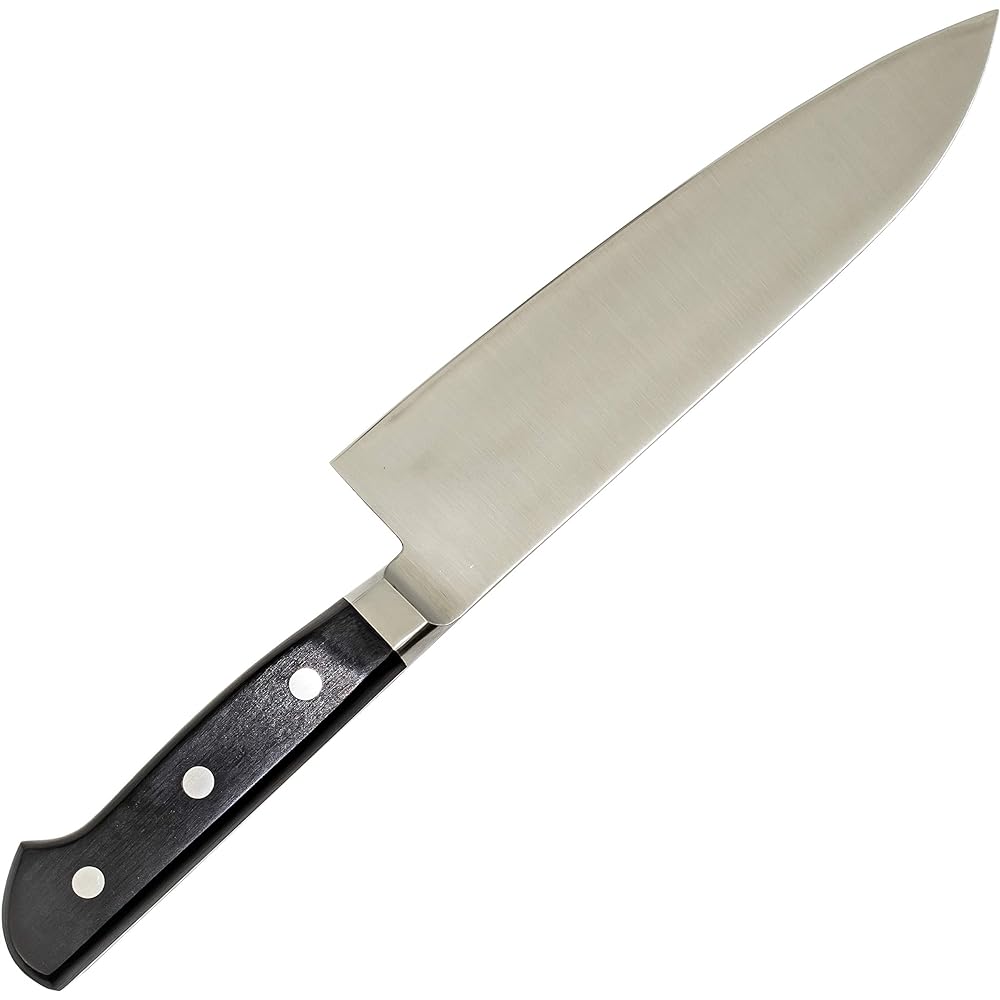 Sakai Genkichi Made in Japan Santoku Knife 180mm Molybdenum Steel Three Layer Steel Honwarikomi Wooden Handle Sakai Knife 020214
