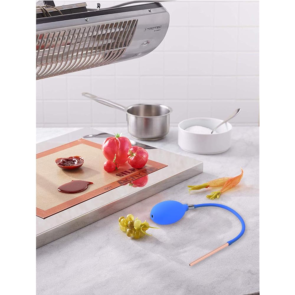 DUEBEL Sugar Blowing Pump, 43cm x 4cm x 4cm Sugar Blower for Sugar Art