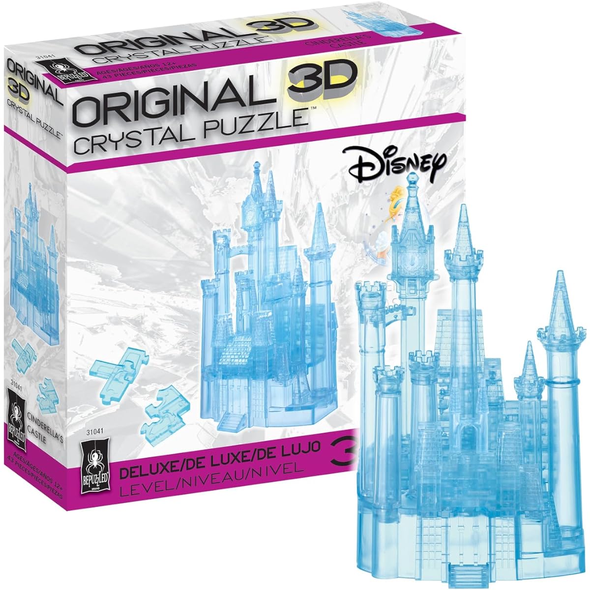 Deluxe Disney 3D Crystal Puzzle - Cinderella Castle